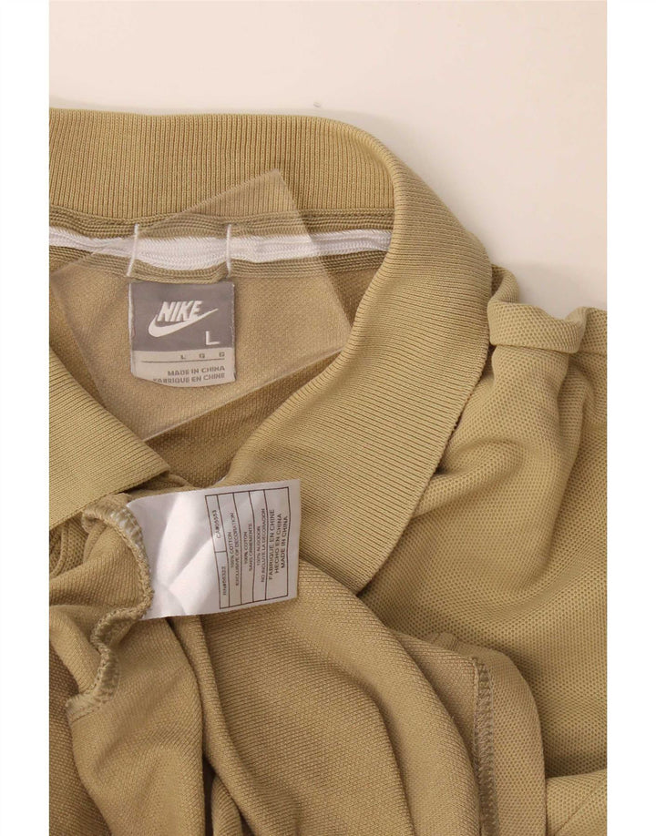 Polo Nike Hombre Grande Caqui Algodón