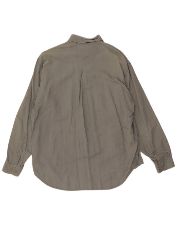 MARLBORO CLASSICS Camisa para hombre Grande Gris