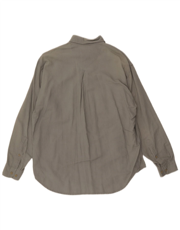 MARLBORO CLASSICS Camisa para hombre Grande Gris