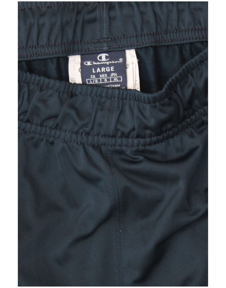Champion Pantalones De Chándal Gráficos Para Hombre Joggers Large Poliéster Azul Marino