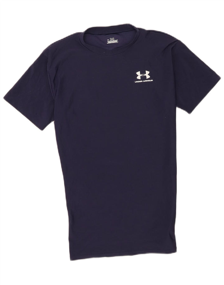 Under Armour Camiseta para hombre Top Large Azul marino Poliéster