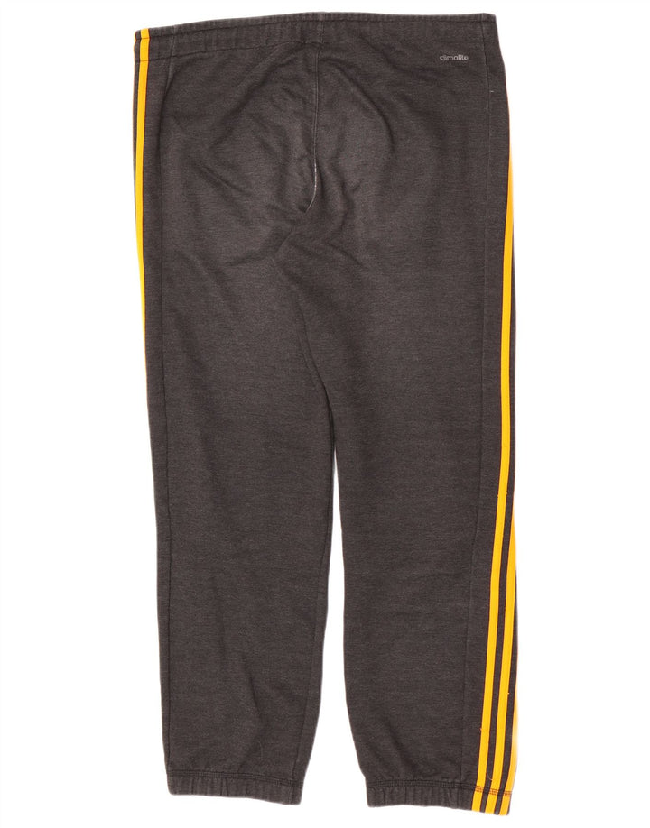 Adidas Hombre Climalite Pantalones De Chándal Joggers Gris Medio Poliéster