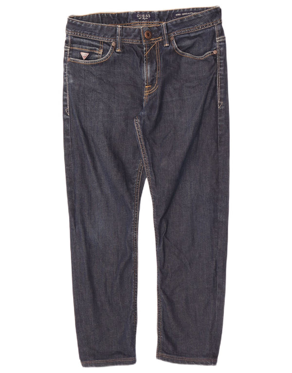 Guess Jeans Recto Regular Recto Rebel para Hombre W30 L25 Azul Marino