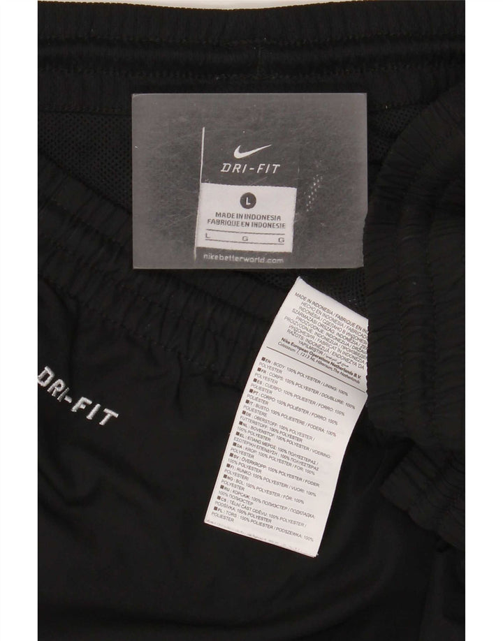 Nike Dri Fit - Pantalón de chándal para hombre, poliéster, color negro