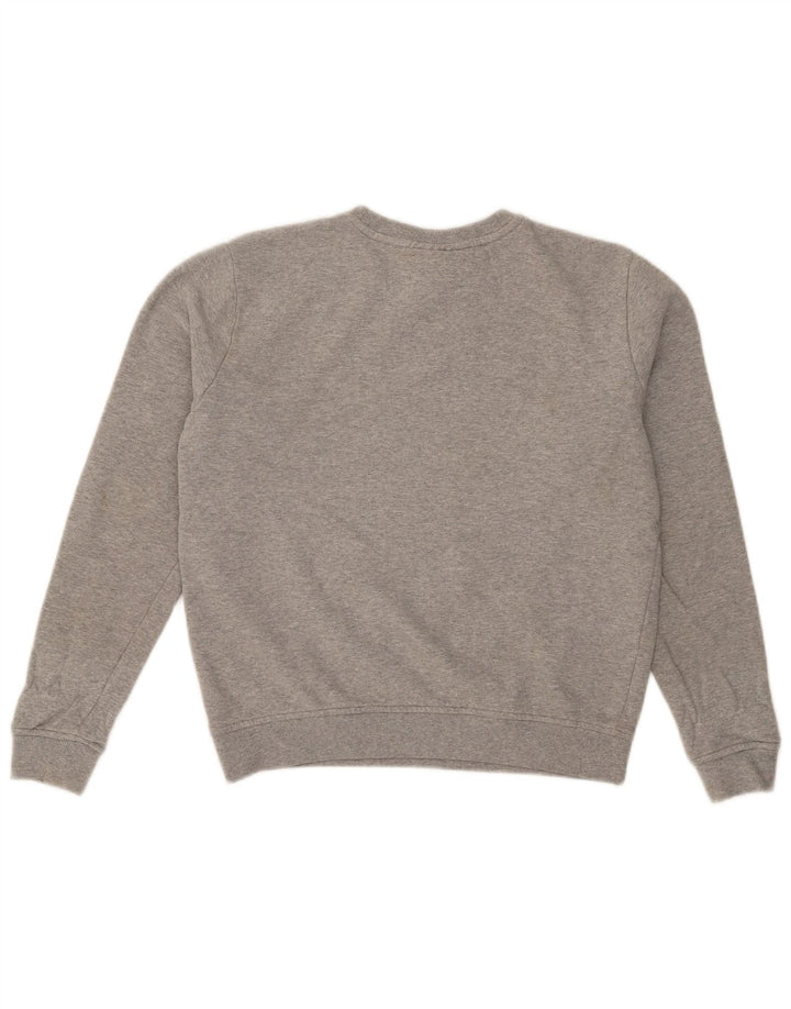 Fila - Sudadera extragrande para mujer, talla 10, algodón gris pequeño