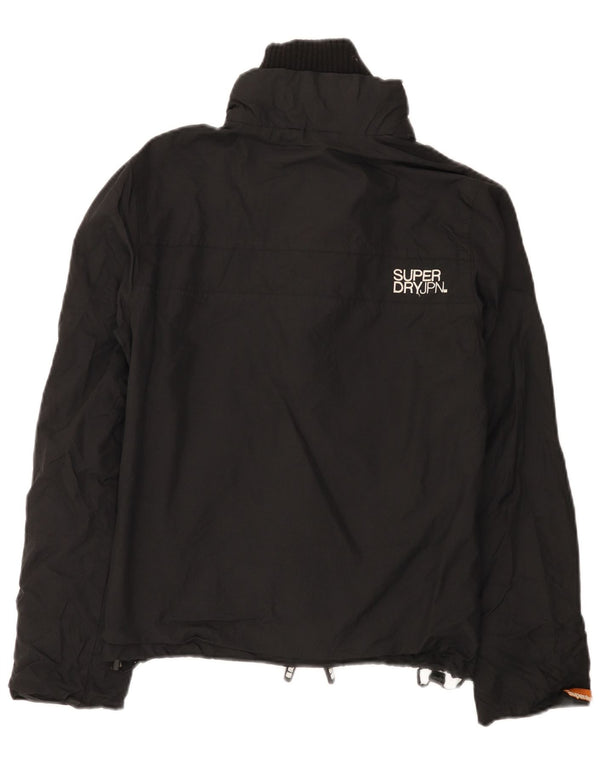Superdry Chubasquero gráfico para niña 11-12 años Grande Nylon negro