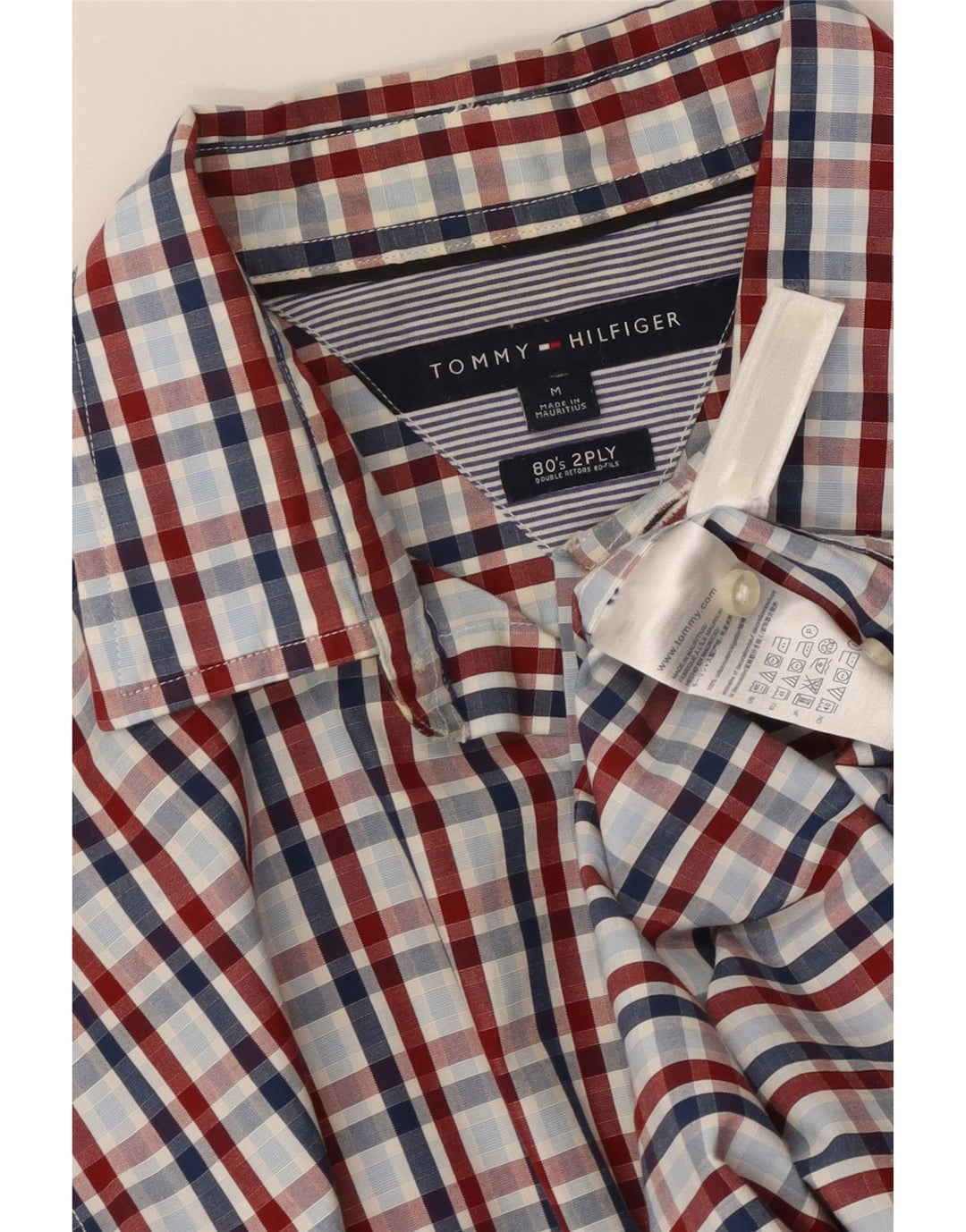 Camisa Tommy Hilfiger Hombre Medium Multicolor Check Cotton