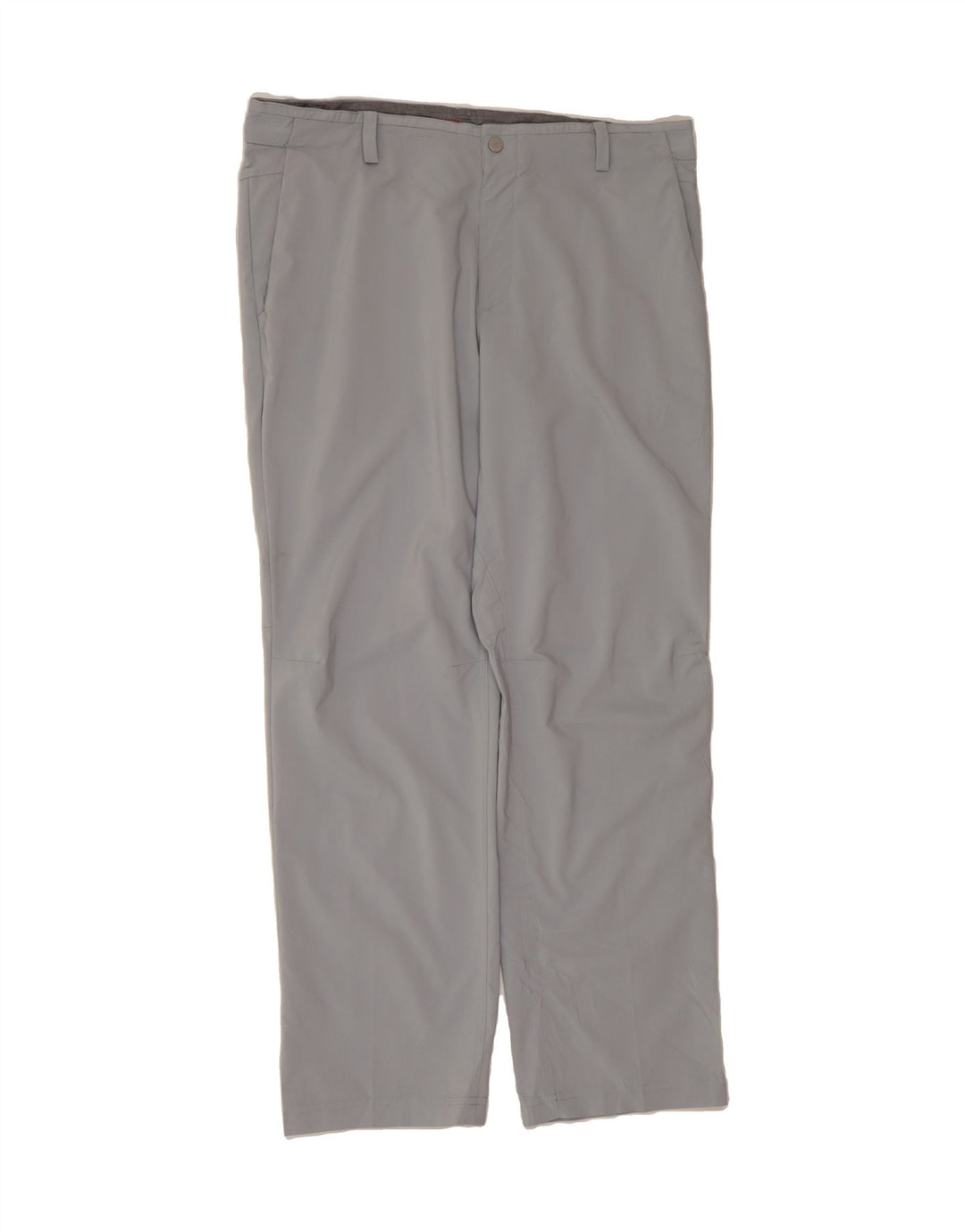 NIKE Mens Straight Casual Trousers W34 L30 Grey Polyester Vintage Nike and Second-Hand Nike from Messina Hembry 