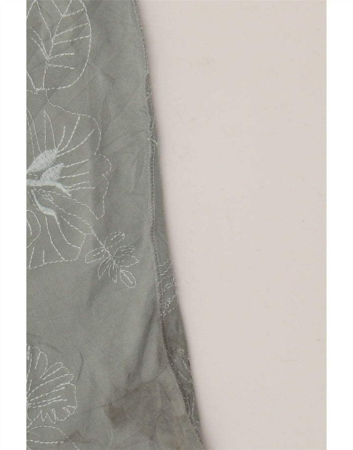 BCBGMAXAZRIA Top tipo túnica para mujer UK 40 Poliéster floral verde grande