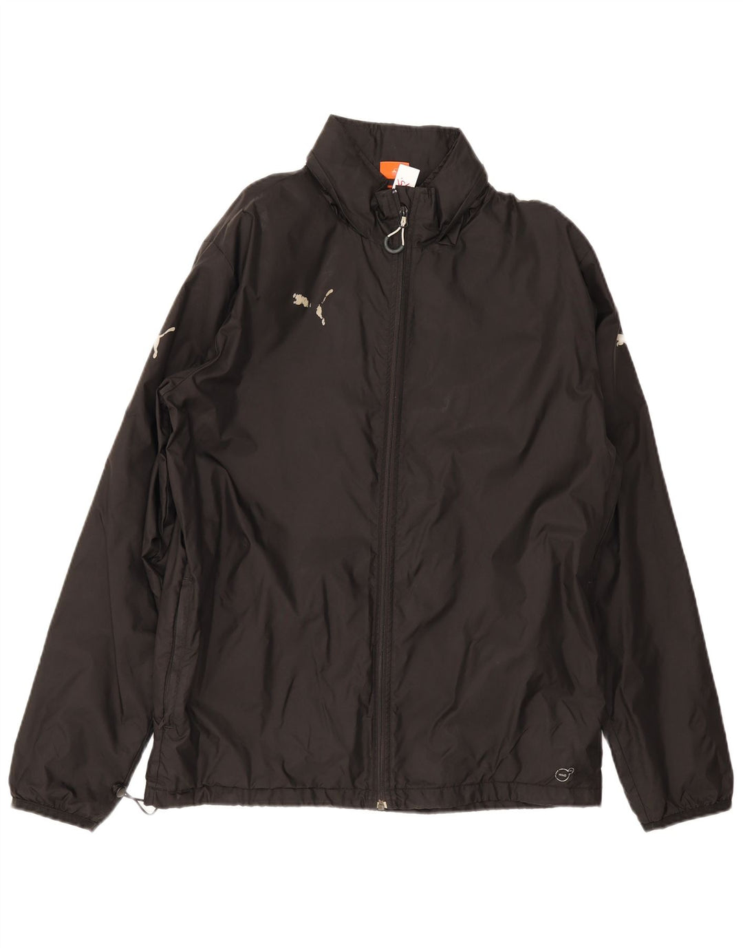 Puma - Chaqueta de chándal para hombre, talla grande, nailon negro