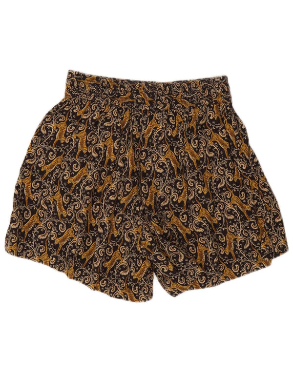 Pantalones cortos informales para mujer Fat Face UK 8 Small W26 Estampado animal multicolor