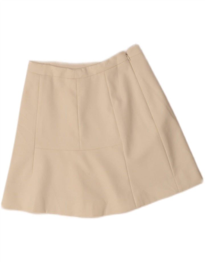 J. CREW Womens Mini Skirt US 0 XS W26  Beige Polyester Vintage J. Crew and Second-Hand J. Crew from Messina Hembry 