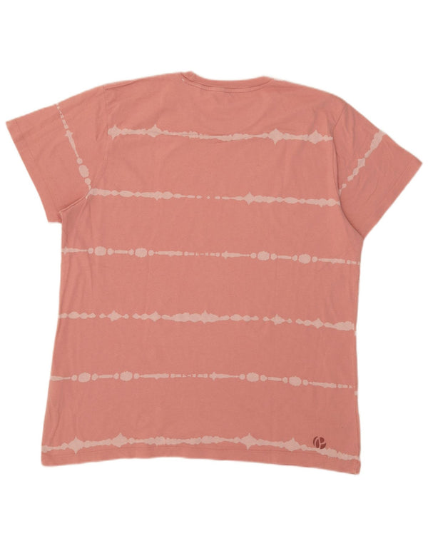 PEPE Jeans Camiseta Regular Hombre Top XL Algodón Rayas Rosa