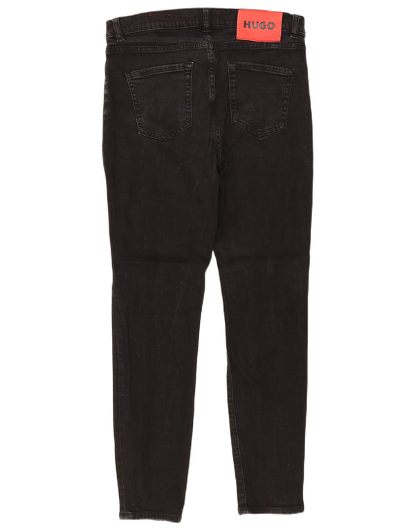 Vaqueros pitillo Hugo Boss para mujer W29 L26 Algodón negro