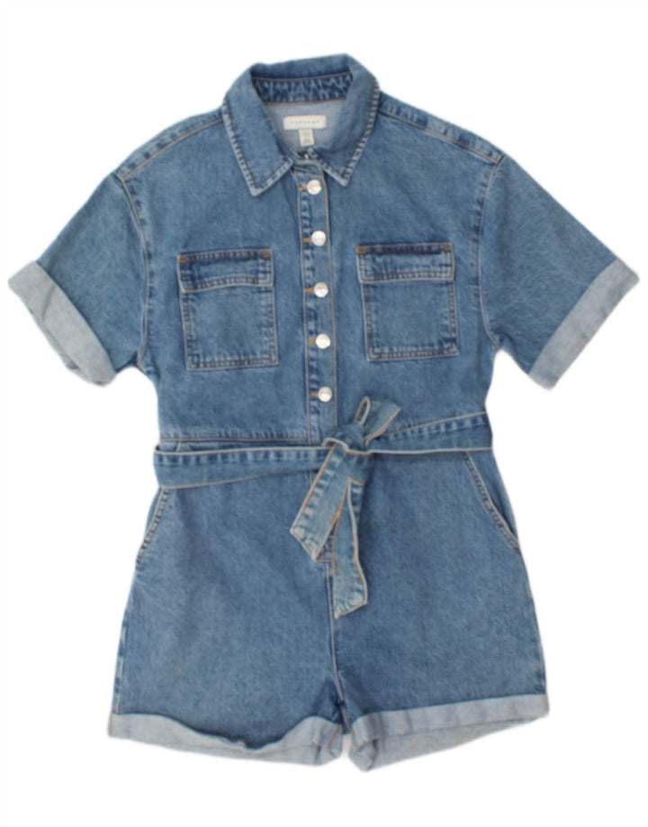 Topshop Mono vaquero para mujer UK 10 Small Algodón azul