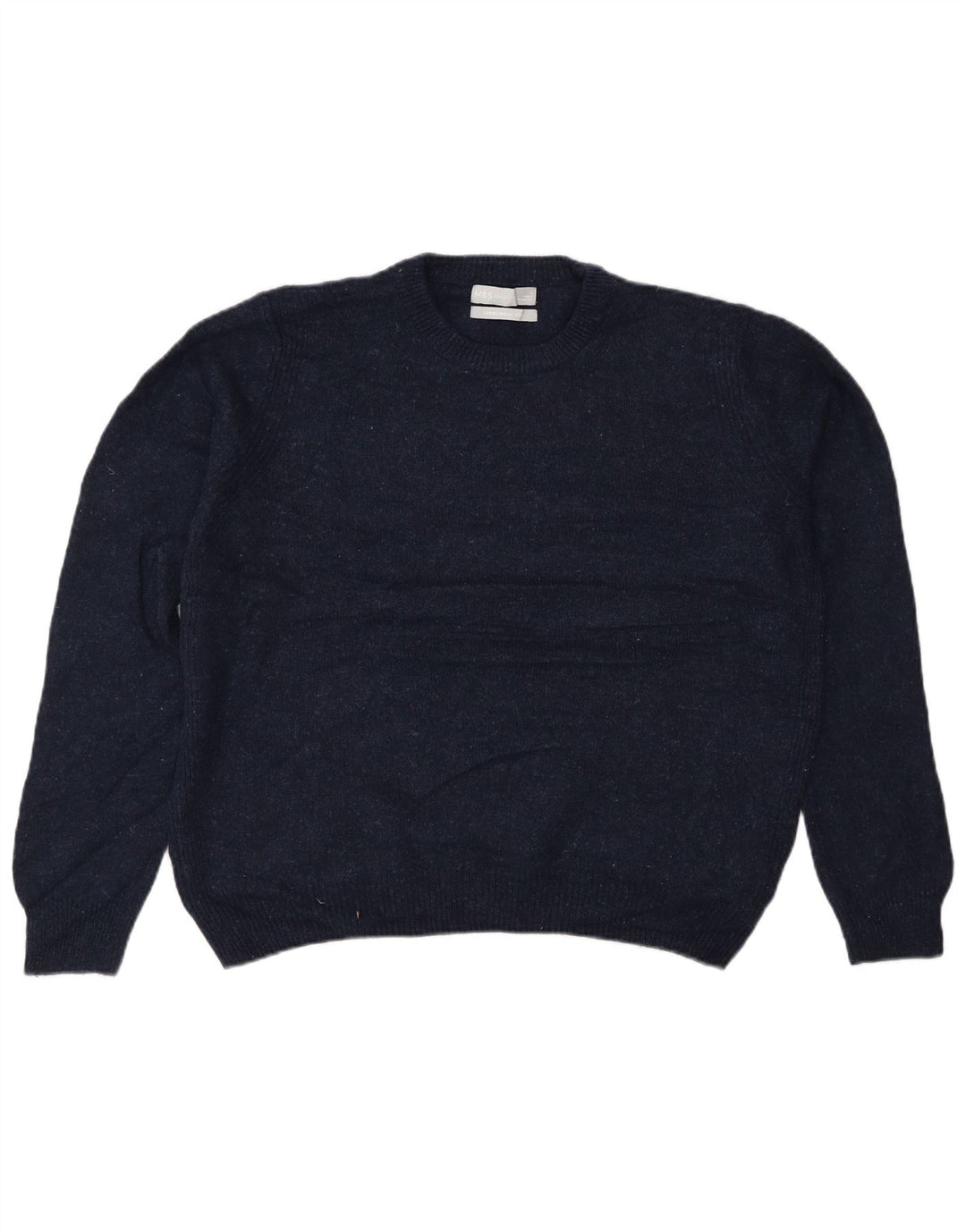 Marks & Spencer - Jersey de cuello redondo para mujer, talla 40, talla mediana, color azul marino