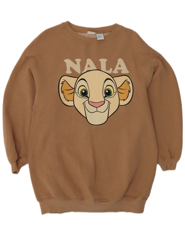 Zara Sudadera con Estampado Disney para Niñas 13-14 Años Marrón