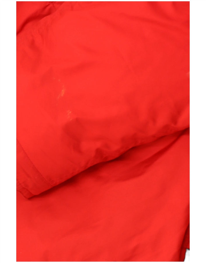 RALPH LAUREN Chaqueta Parka con Capucha para Mujer Reino Unido 14 Mediano Rojo Invierno