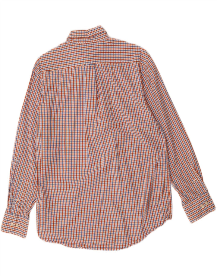 IZOD Mens Shirt Medium Multicoloured Check Cotton Vintage Izod and Second-Hand Izod from Messina Hembry 