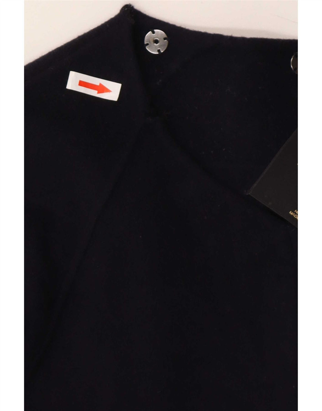 Massimo Dutti Chaqueta Bomber para Mujer UK 46 Grande Lana Azul Marino