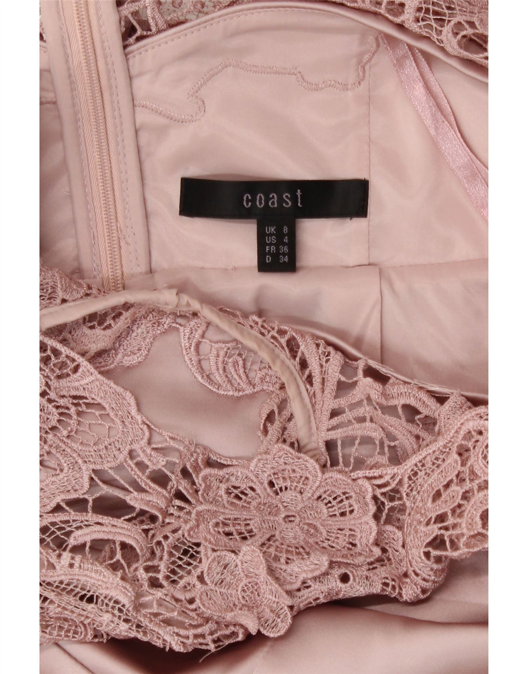 Vestido tubo para mujer Coast UK 8 Small Poliéster rosa