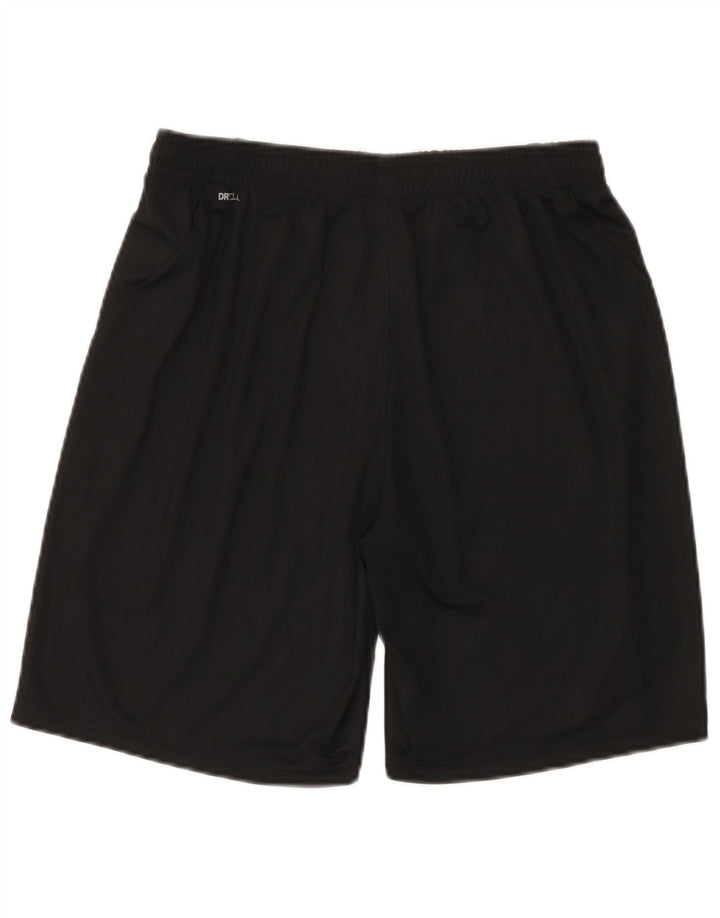 PUMA Pantalones cortos deportivos para hombre Poliéster negro mediano