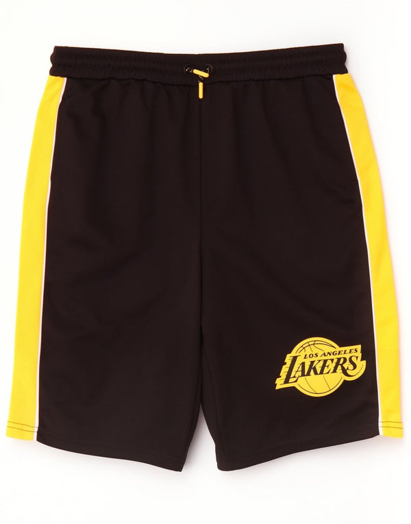 Pantalones cortos deportivos NBA Lakers para niño 12-13 años Negro Colorblock Poliéster Deportes