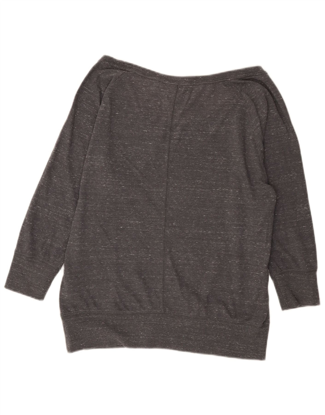 Nike - Sudadera gráfica para mujer, talla 40, algodón moteado gris medio