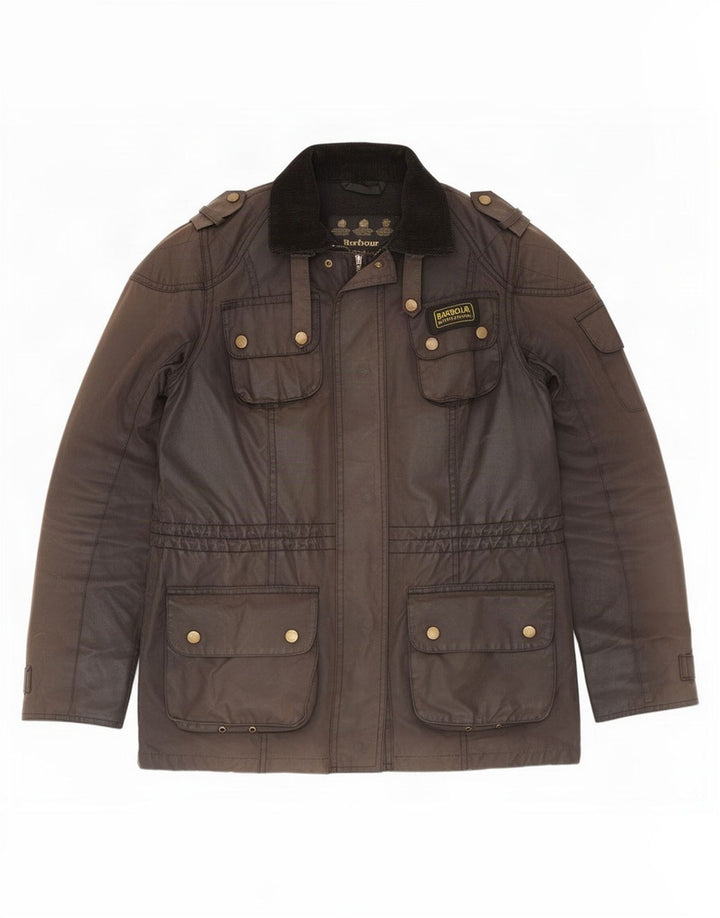 Barbour Chaqueta de algodón encerado para mujer Reino Unido 10 Small Brown