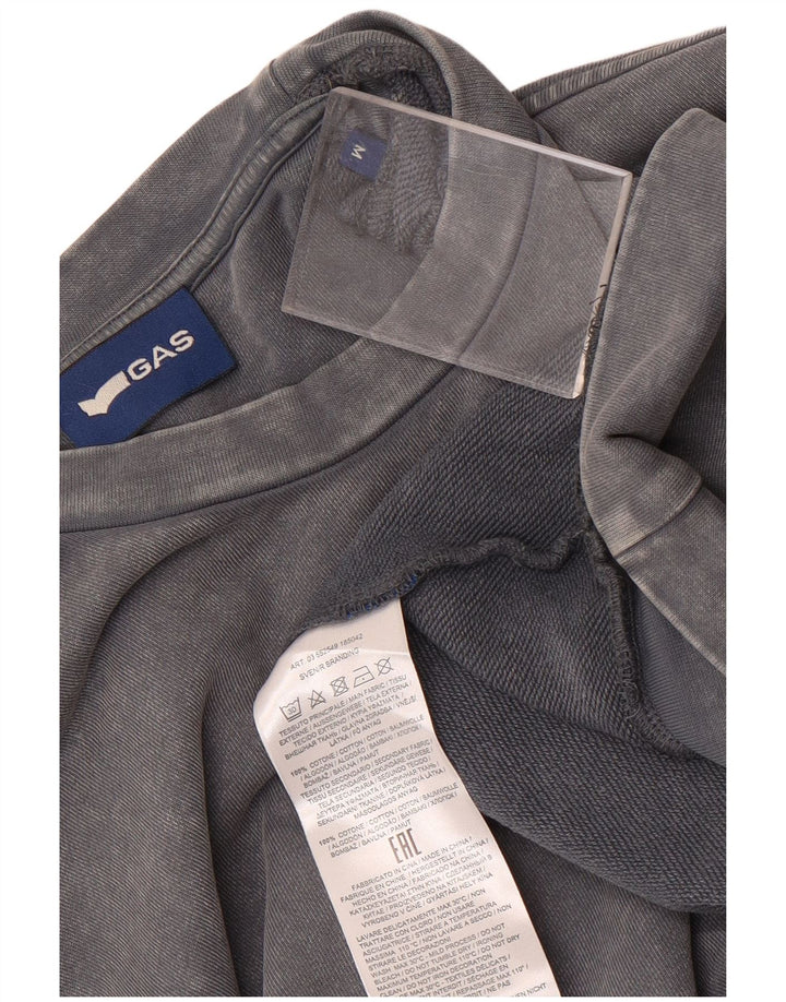 Gas Hombre Sudadera Jumper Gris Medio Algodón
