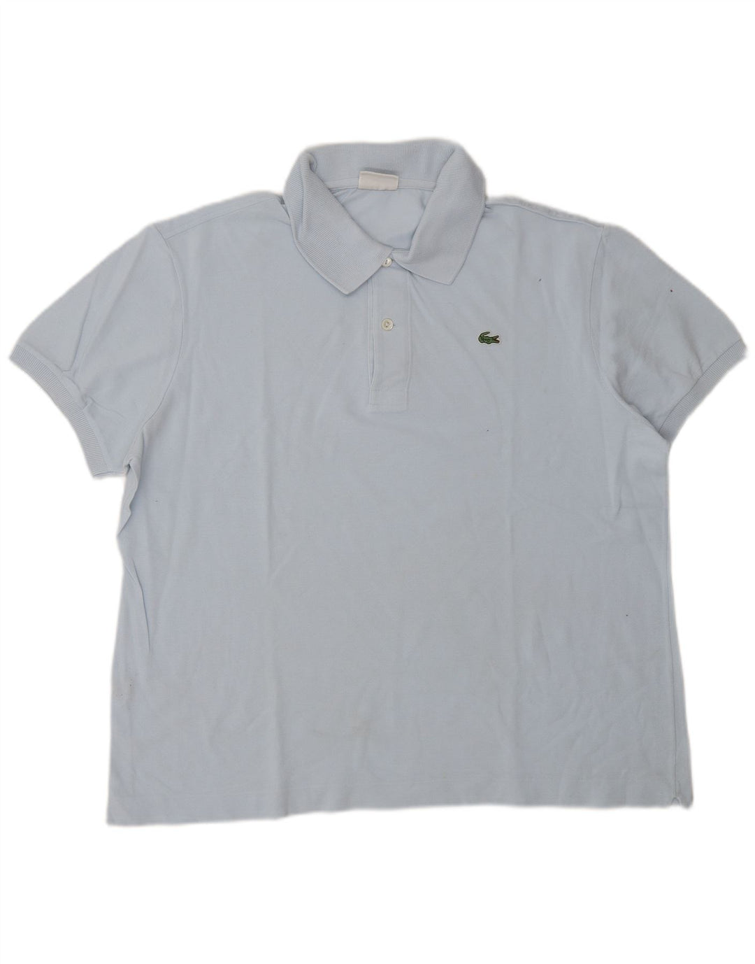 LACOSTE Polo para hombre Talla 6 XL Algodón azul