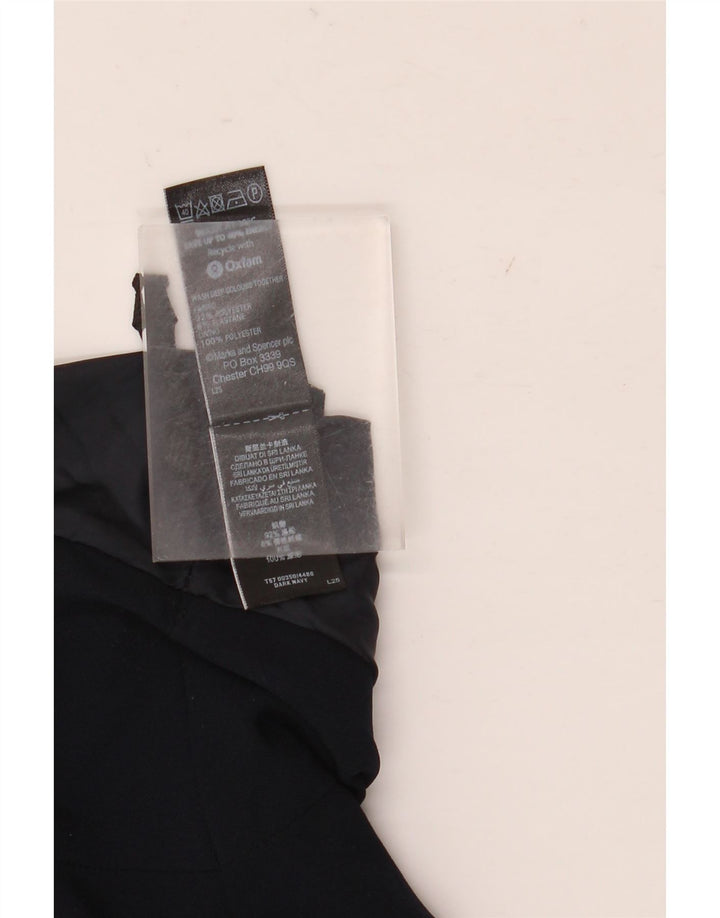 Marks & Spencer Falda acampanada para mujer UK 46 Grande W36 Poliéster azul marino