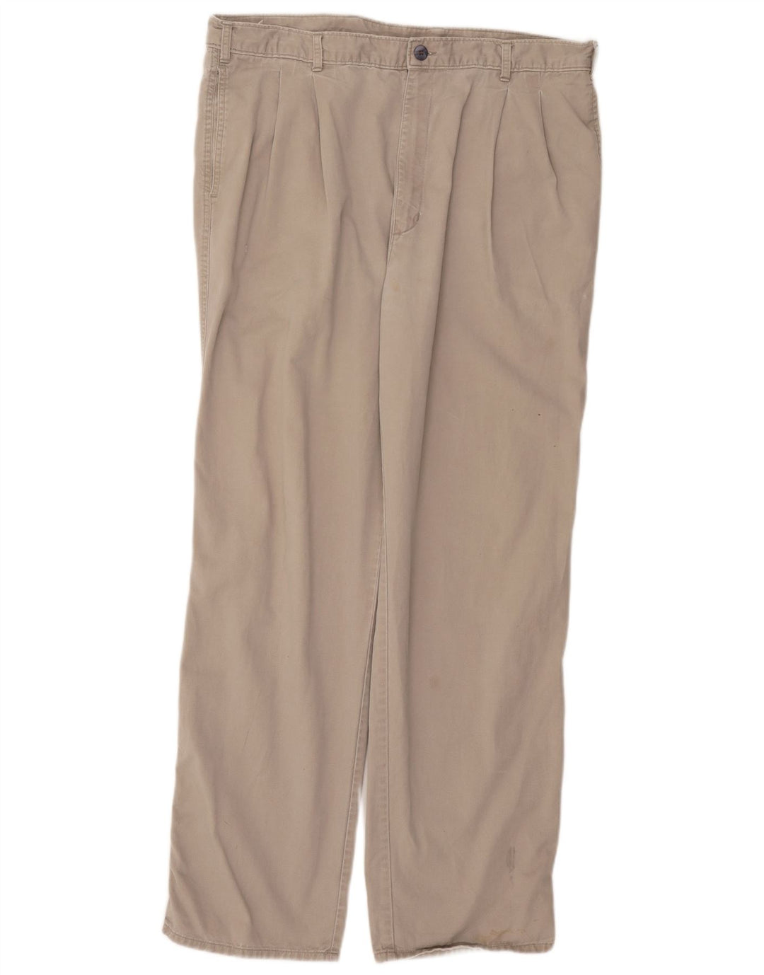 Dockers Pantalón chino con pinzas para hombre W38 L32 Beige