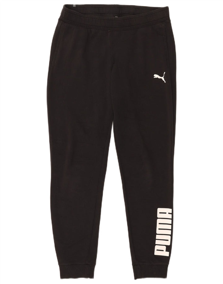 Puma Pantalones De Chándal Gráficos Joggers De Algodón Negro Mediano Hombre