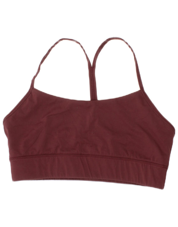 Lululemon Mujer Sport Bra Top Grande Borgoña Deportes