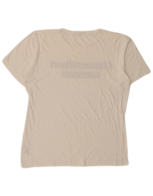 Calvin Klein Jeans Camiseta gráfica para mujer Top UK 18 XL Algodón blanco