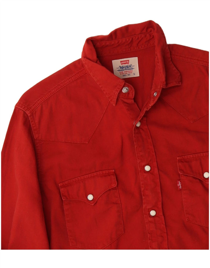 Camisa LEVI'S Hombre Pequeña Algodón Rojo