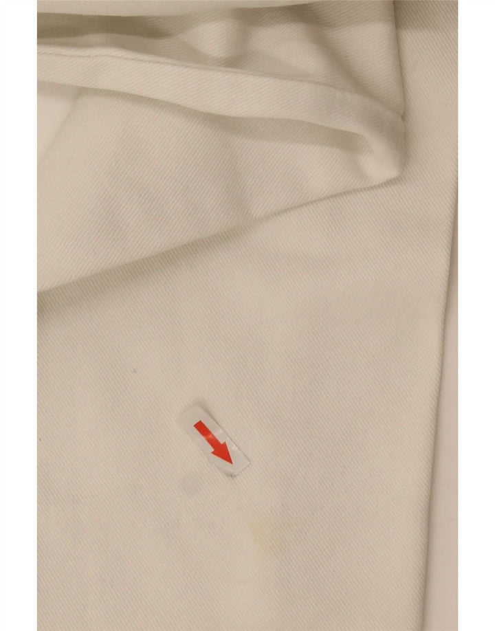 Jeans Rectos Vintage Mujer W30 L29 Blanco