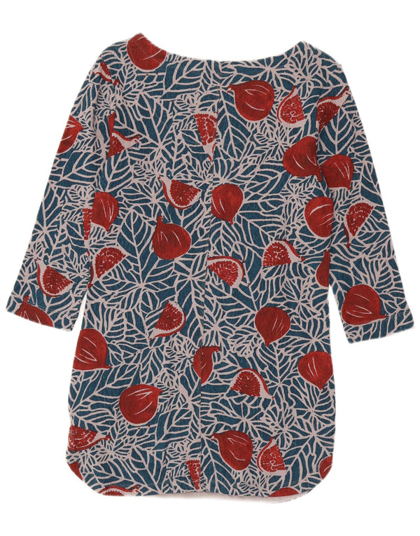 White Stuff Top tipo túnica de manga 3/4 para mujer UK 8 Small Multicolor Floral
