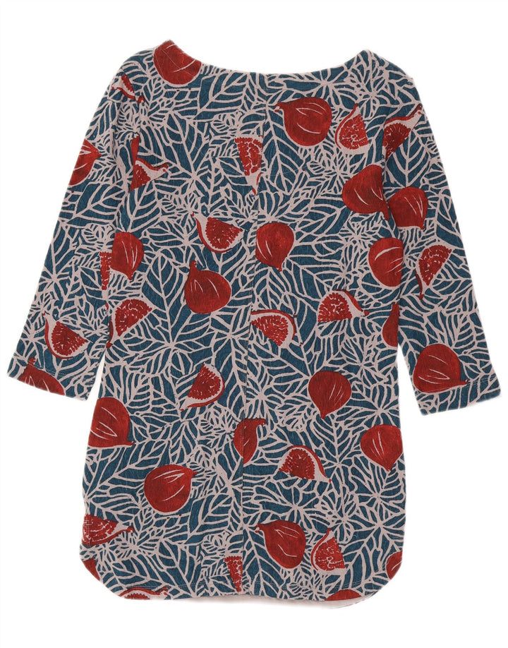 White Stuff Top tipo túnica de manga 3/4 para mujer UK 8 Small Multicolor Floral