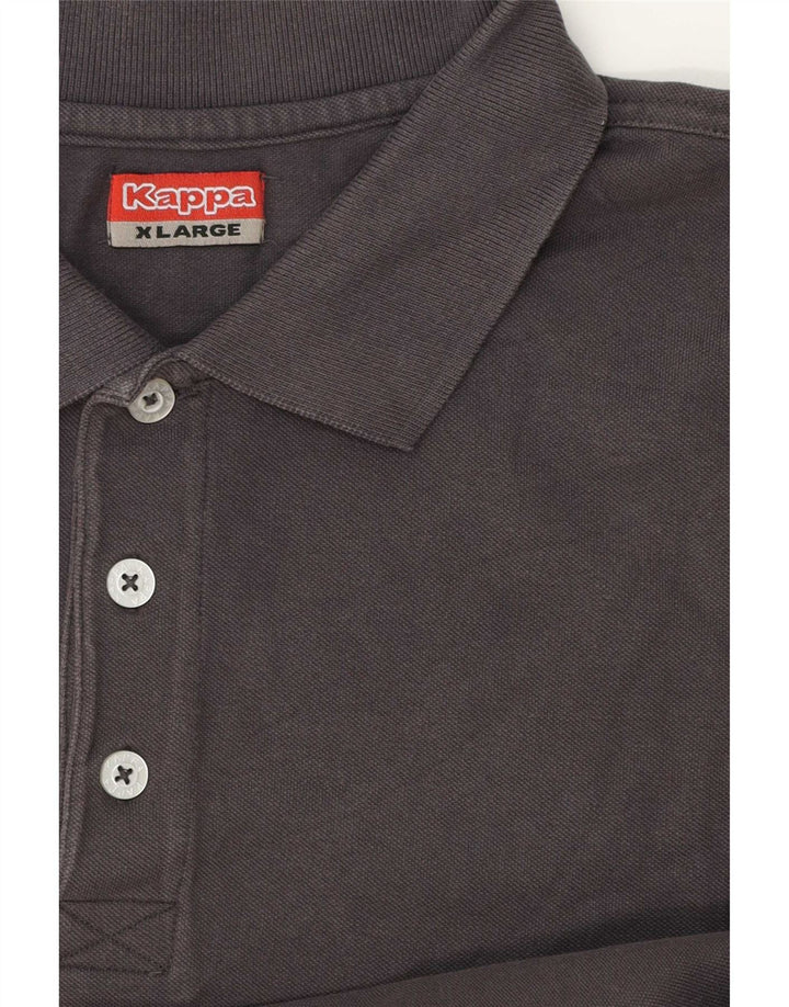 Kappa Polo Hombre XL Gris Algodón