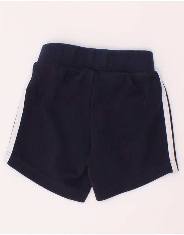 Adidas Pantalones cortos deportivos para bebé niño 9-12 meses Azul marino Algodón