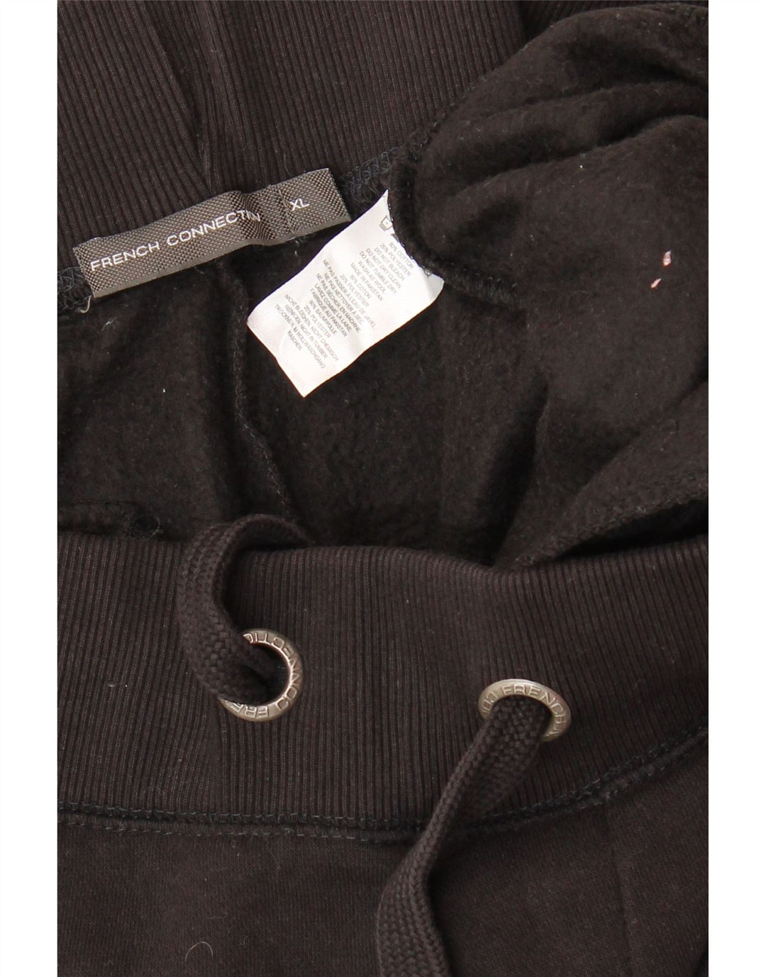 FRENCH CONNECTION Pantalones de Chándal para Hombre Joggers XL Negro Algodón