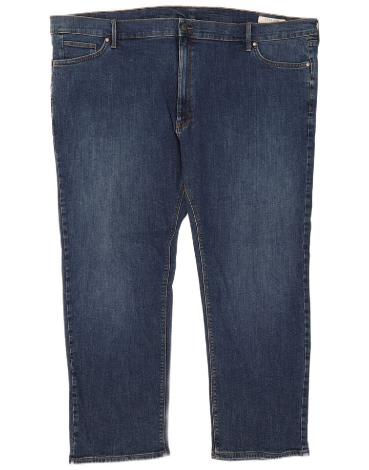 Marks & Spencer Vaqueros rectos para hombre W50 L29 Algodón azul