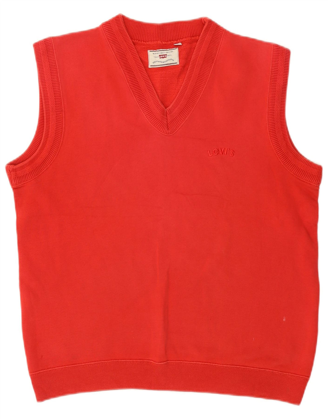 Levi's Mens Vest Tank Top Pequeño Rojo