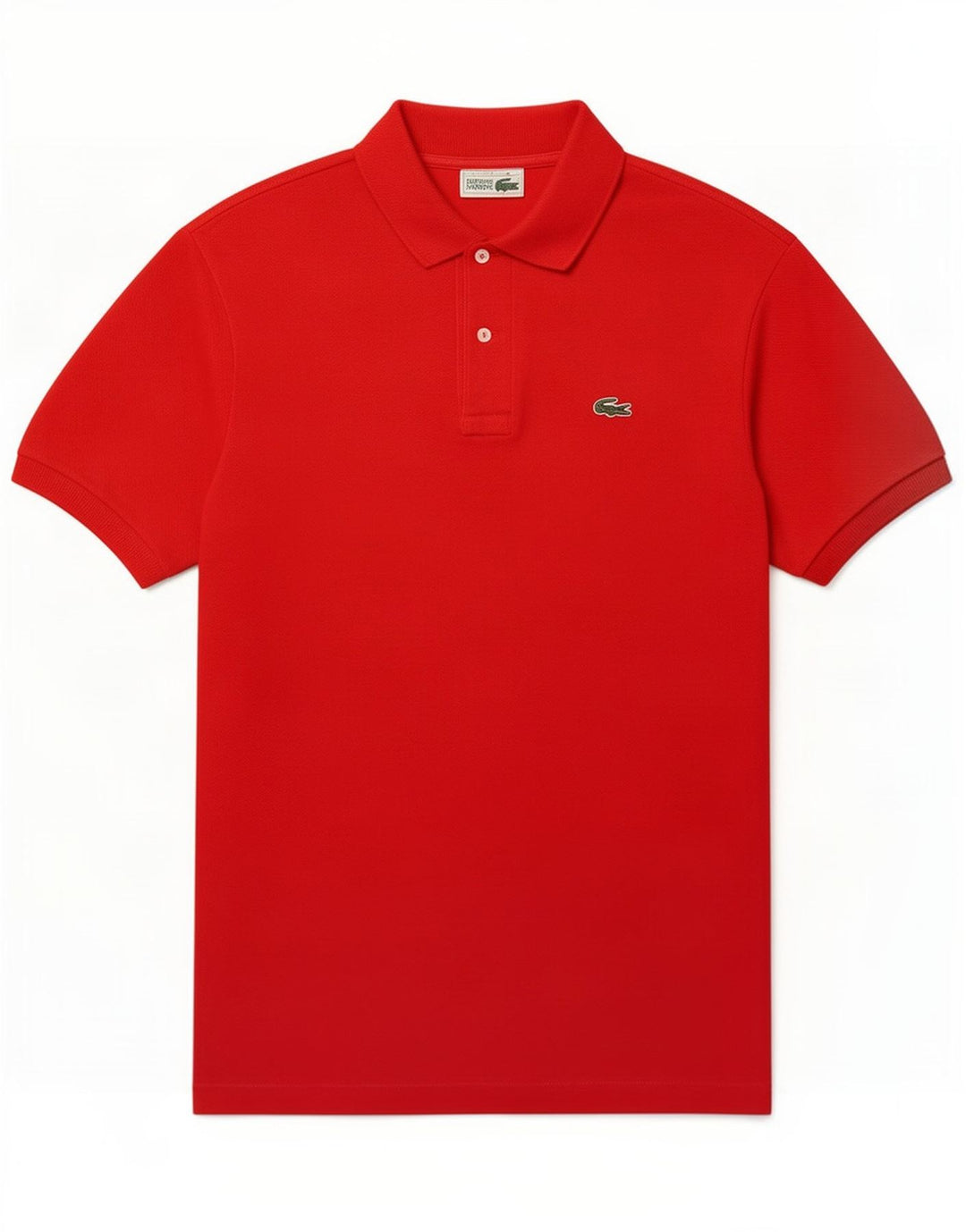Polo Lacoste para hombre talla 4 mediano rojo