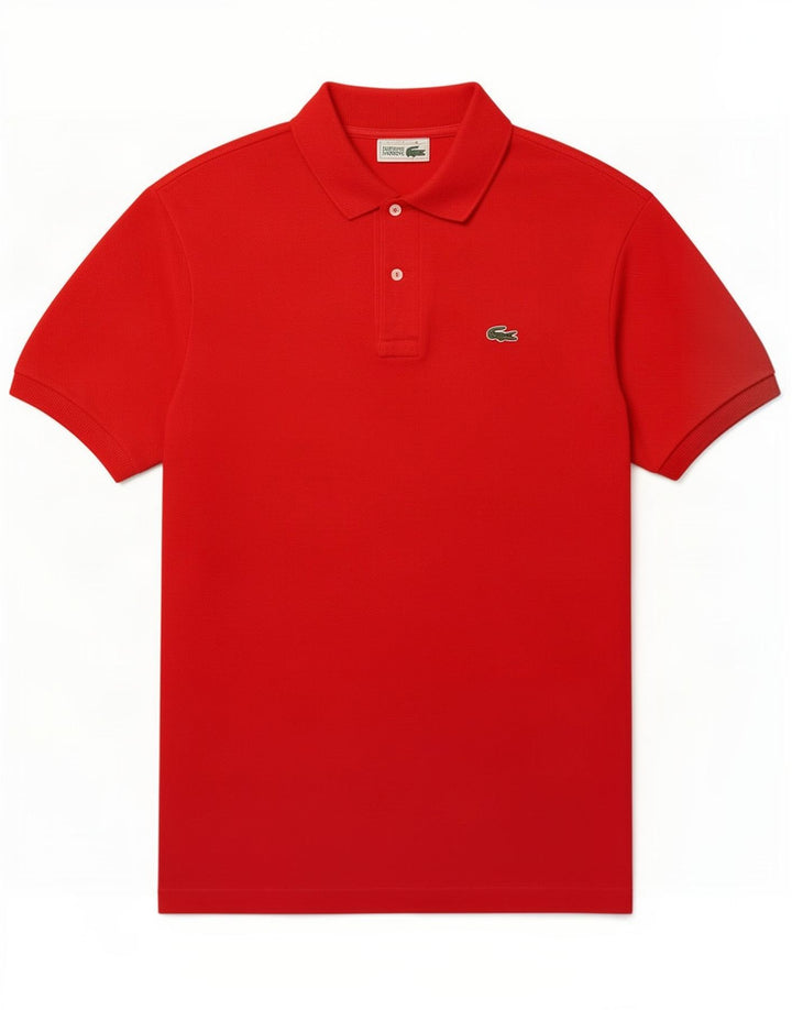 Polo Lacoste para hombre talla 4 mediano rojo