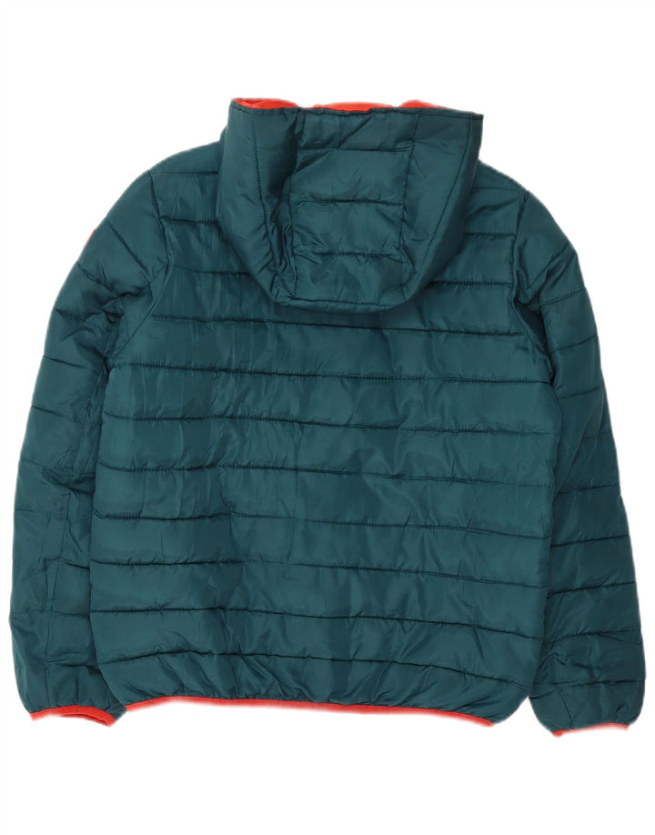 Champion Chaqueta acolchada con capucha para niños 11-12 años Grande Poliéster verde