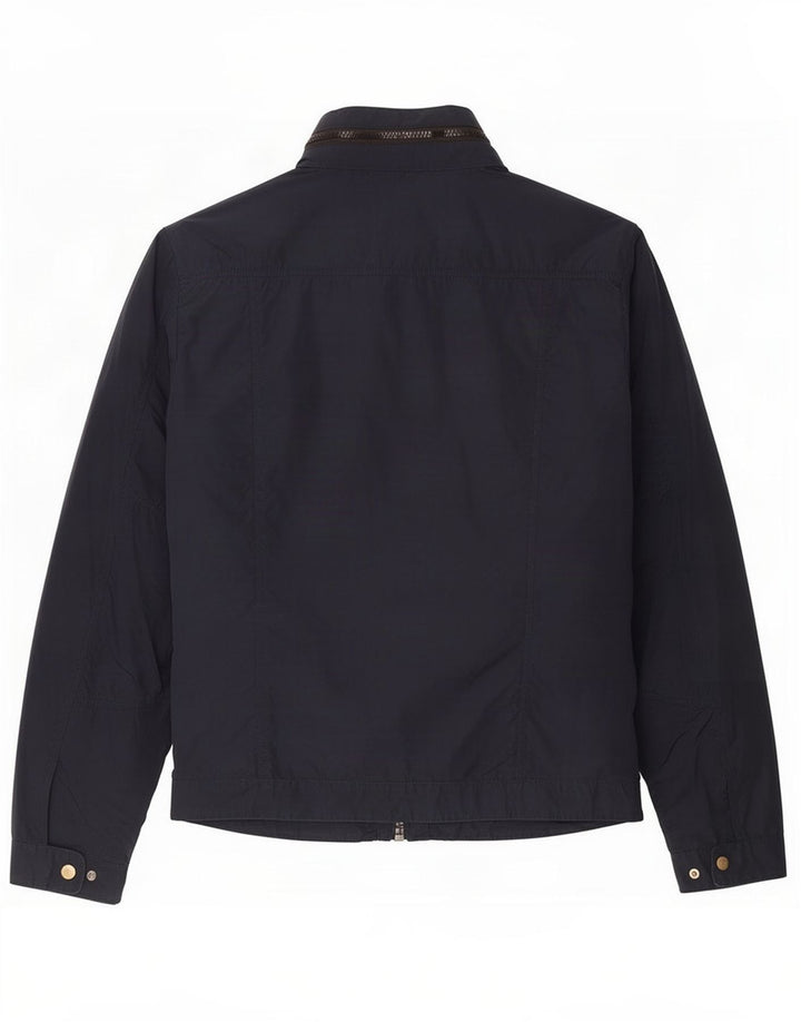 Guess Chaqueta utilitaria con capucha para mujer UK 44 Mediana Azul marino Poliéster