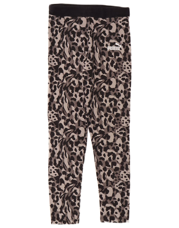 Leggings Puma Niña 11-12 Años Gris Animal Print Algodón
